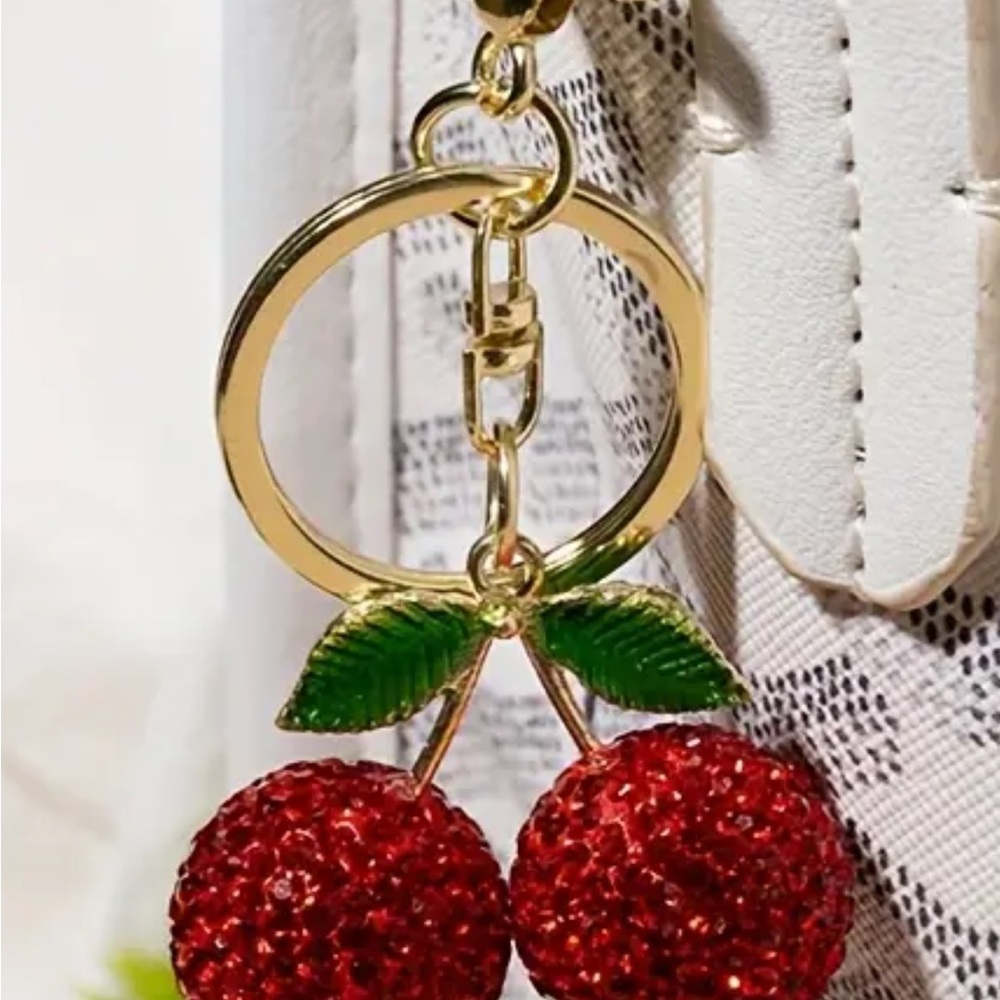 Sparkling Cherry Keychain - Picture 3 of 9